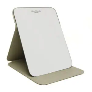 Alice Wheeler Pistachio Folding Travel Mirror - Image 3