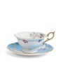 Wedgewood Wonderlust Apple Blossom Teacup and Saucer  - ae