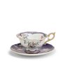 Wedgewood Wonderlust Midnight Crane Teacup and Saucer  - ae
