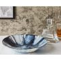 Abstract Decorative Blue Bowl  - ae