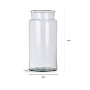 Broadwell Recycled Glass Tall Vase - Image 2