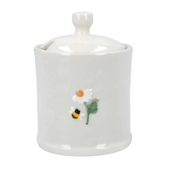 Daisy Embossed Stoneware Mini Pot by Gisela Graham