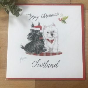 Pink Pig - Christmas  Scottie 'From Scotland' - JX22