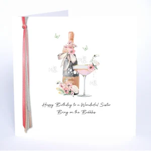 Five Dollar Shake Ribbons and Roses - Birthday Wonderful Sister