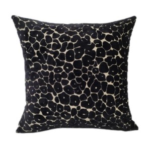 Malini Paul Moneypenny Spoton Black Large Cushion