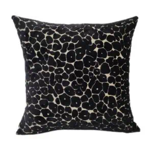 Malini Paul Moneypenny Spoton Black Large Cushion - Image 2